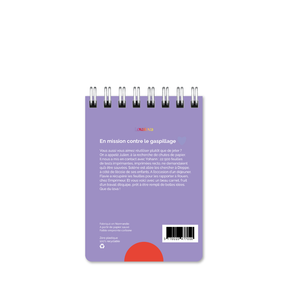Carnet ré.utilisé A6 • Pop Violet